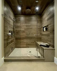 Shower cabin in an ordinary apartment photo