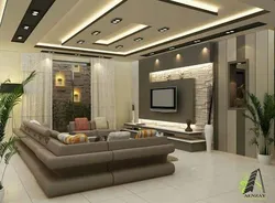 Plasterboard ceilings photo for living room photo design