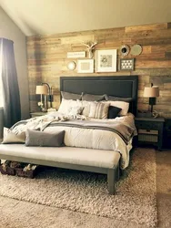 Деревянная Кровать В Интерьере Спальни Фото