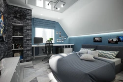 Bedroom design for a small room for a teenager