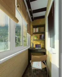 Bir mənzildə balkonun dizaynı fotoşəkil 3 metr dizayn