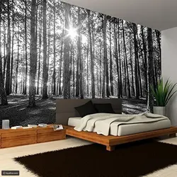 Дизайн Спальни В Современном Стиле Фото С Фотообоями