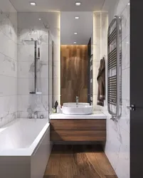 Современный дизайн маленькой ванной комнаты 2023