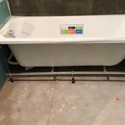 Акриловая ванна установка фото
