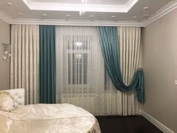 Двойные шторы в гостиную фото