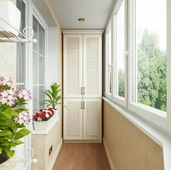Beautiful design of balconies in the apartment