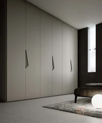 Bedroom wardrobes with hinged photos inside