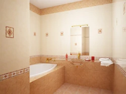 Tiles With Border In The Bathroom Photo