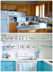 Remodeled kitchens in apartment photo