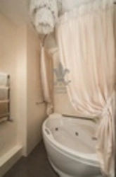 Bathroom interiors photo curtains