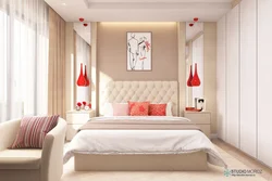 Bedroom design in a bright style