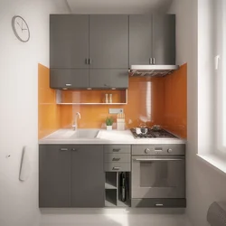 Кухня интерьер дизайн маленькая стены