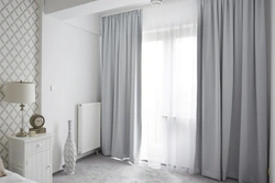 Gray tulle photo for bedroom