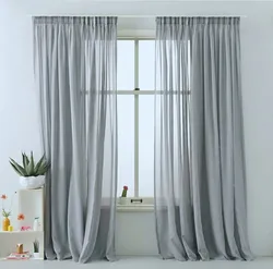 Gray tulle photo for bedroom