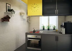 Варианты отделки стен на кухне в квартире фото дизайн