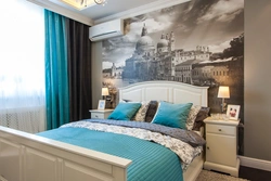 Bedroom style with photo wallpaper