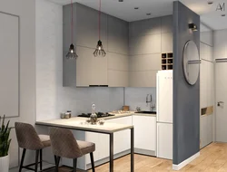 If the kitchen is walk-through interior