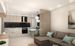 Kitchen 23 square meters design