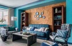 What colors go with aqua in a bedroom interior