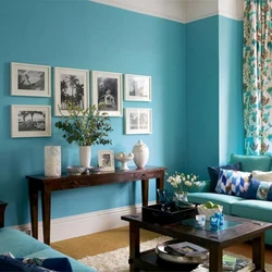 What colors go with aqua in a bedroom interior