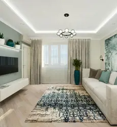 Suspended Ceilings In The Living Room Photo For 20 Sq M Design