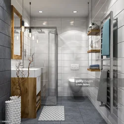 Modern shower cabins for a small bathroom photo