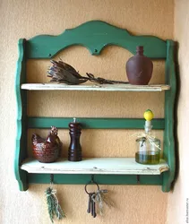 Wooden Shelves For The Kitchen Photo