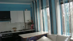 Gray kitchen which curtains to choose photo