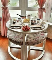 Round Table In The Kitchen Interior
