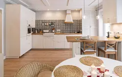 Scandinavian apartment design kitchen