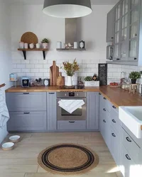 Scandinavian Apartment Design Kitchen