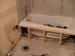 How to install a bathtub photo