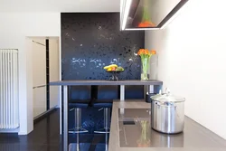 Kitchen interior with panels photo design