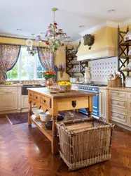 Photo kitchen design in a country house photo