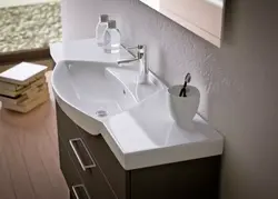 Photo of a washbasin in a bathroom