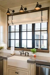 Kitchen without window interior design