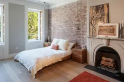Bedroom Design With Bricks