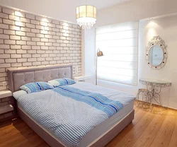 Bedroom design with bricks