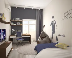 Bedroom design in a modern style photo for boys