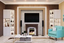 Small Living Room With Fireplace Photo