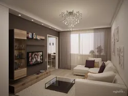 Living room design 21 sq m