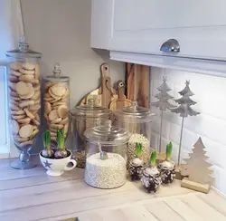 Beautifully decorate the kitchen photo