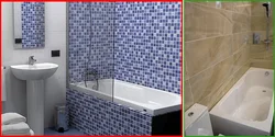 Bathroom design with mosaics and tiles