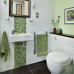 Дизайн ванной с мозаикой и плиткой