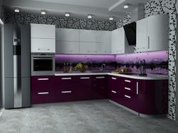 Design of combined kitchen colors