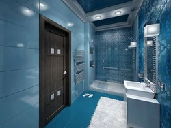 Bathroom design 6 sq m with corner bath