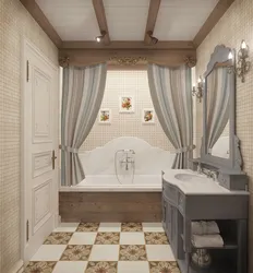 Дизайн ванной в стиле прованс