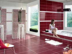 Selection Of Bathroom Tiles From Photos