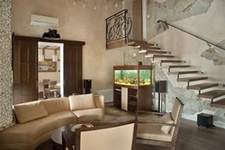 Design of stairs in living rooms