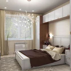 Дизайн спальни с окном 14 кв м